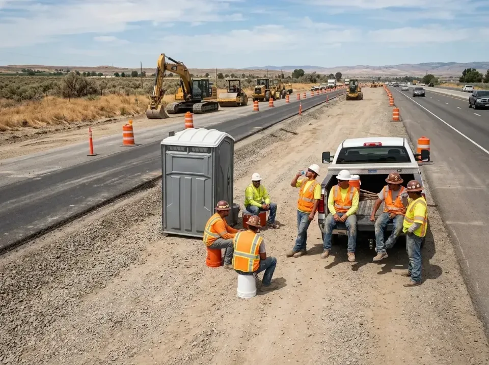 highway-road-construction-crew-007 — frequently asked questions, Porta Potty and Restroom Rentals in Gering, NE